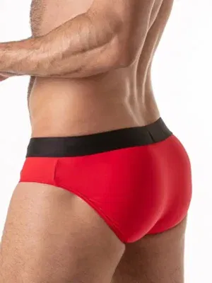 Bañador Slip Locker Gear Pool Boy Negro Rojo