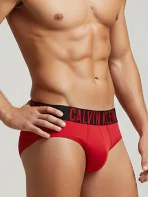 Pack 2 Slips Calvin Klein Intense Power Rojo Negro