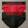 Pack 2 Slips Calvin Klein Intense Power Rojo Negro