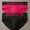 Pack 2 Slips Calvin Klein Intense Power Rojo Negro