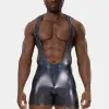singlet hombre iridiscente Barcode Berlin Bazo Multicolor vista frontal