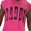 Camiseta sin mangas Barcode Berlin Daddy Rosa