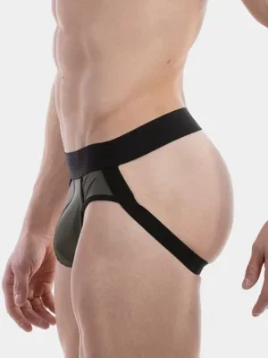 Suspensorio Efecto Cuero Barcode Berlin Miko Army