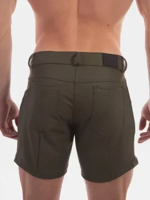 Short Efecto Cuero Barcode Berlin Harper