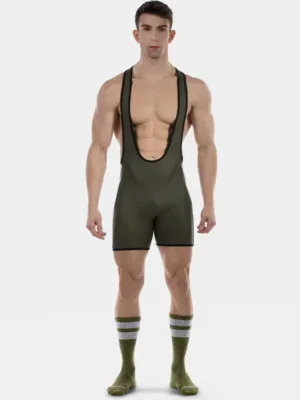 Singlet Barcode Berlin Versos Army-Negro