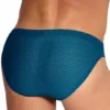Vista trasera del Brazilbrief Olaf Benz RED2564 teal con cobertura compacta y tejido ligero.