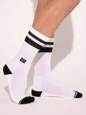 Calcetines Code 22 Iconic Crew Blanco