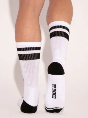 Calcetines Code 22 Iconic Crew Blanco