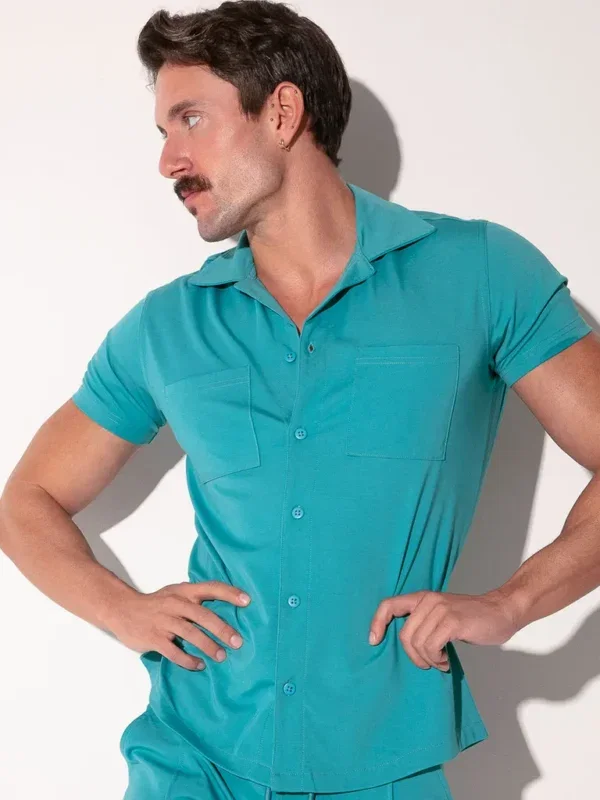 Camisa Code 22 Silken Azul
