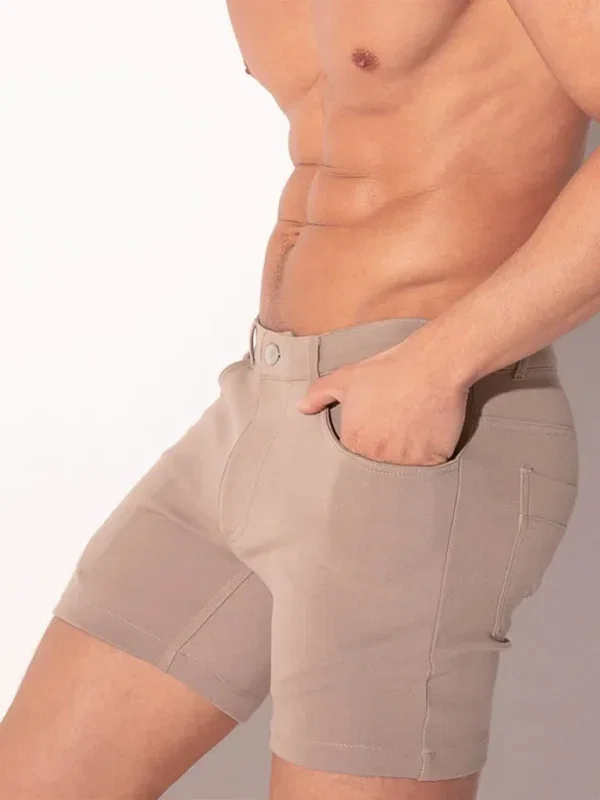 Pantalón Corto Code 22 5-Pocket Taupe