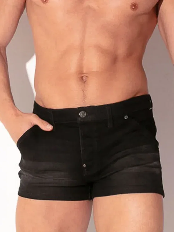 Pantalón Corto Vaquero Code 22 Negro