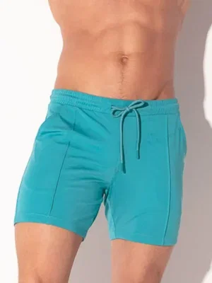 Frontal completo short Code 22 Silken teal con bolsillos laterales y ajuste limpio