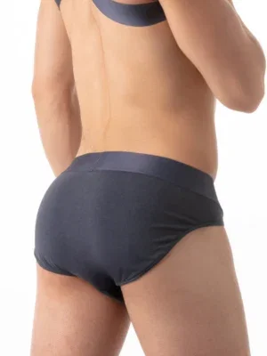 Vista trasera del Slip Leader Essentials Azul Marino