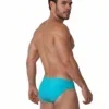 Vista trasera completa de bañador slip azul turquesa Olaf Benz BLU2551 Sunbrief