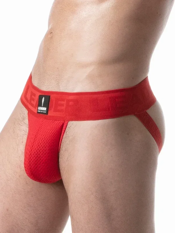 Suspensorio Leader Sport Mesh Rojo