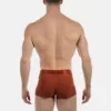 Vista trasera del boxer óxido Stellan de Barcode Berlin con pernera corta