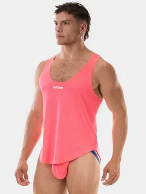 Camiseta de tirantes Barcode Berlin Siler Rosa