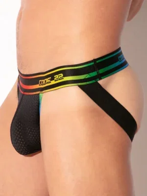 Jockstrap Code 22 Pride Negro