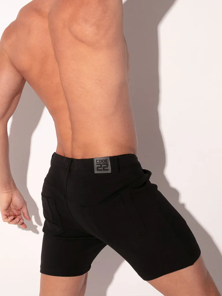 Pantalón Corto Code 22 Iconic Bermuda Negro