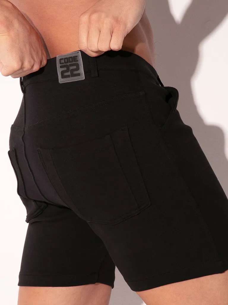 Pantalón Corto Code 22 Iconic Bermuda Negro